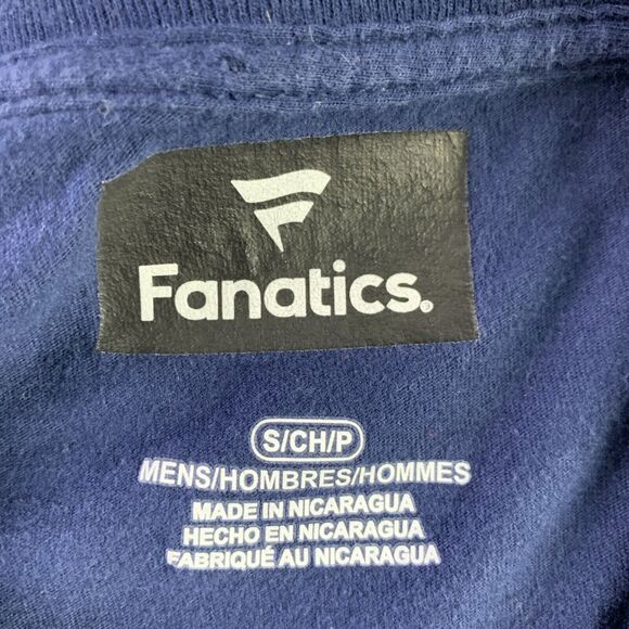 Dallas Cowboys Shirt Mens Small Navy Blue Short Sleeve Fanatics NFL Football Tee - Picture 6 of 8